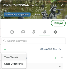 add linked activities via activity link tab